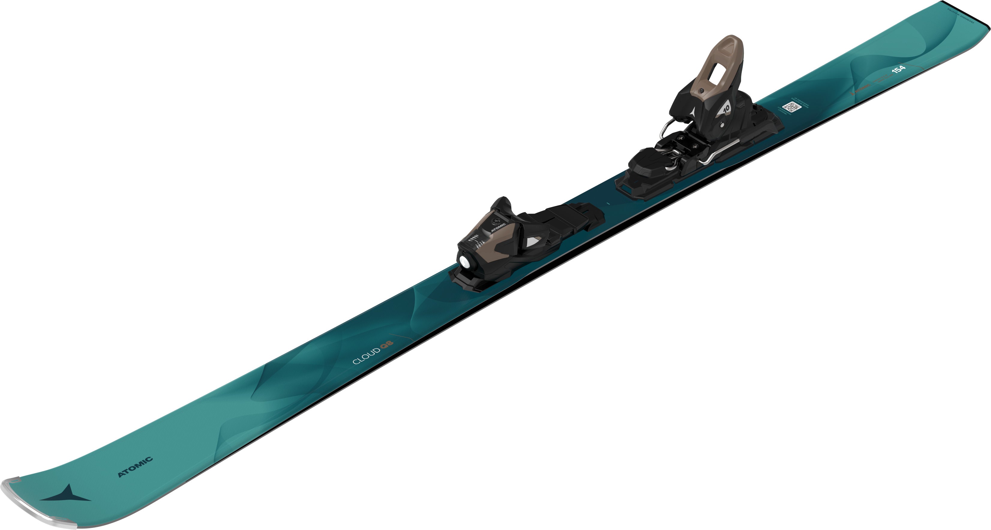 スキー ATOMIC CLOUD R + LITHIUM 10 155cm ATOMIC (アトミック) カービングスキー 148cm マルチカラー COOL